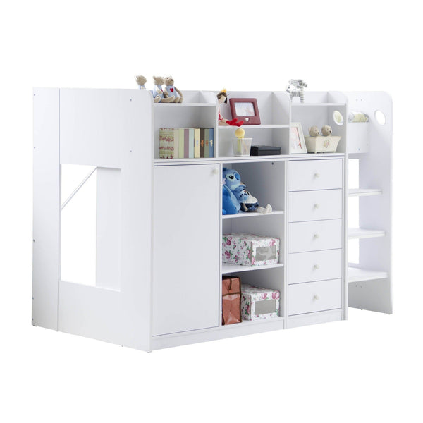 Flair Furnishings Wizard Junior High Sleeper Storage Station | Space-Saving Bed flair