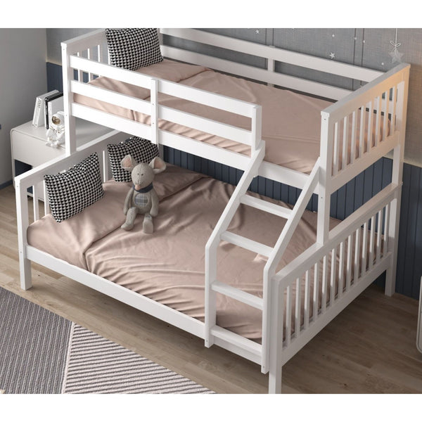 Flair Wooden Zoom Triple Bunk Bed | Space-Saving Shaker-Style Bunk flair