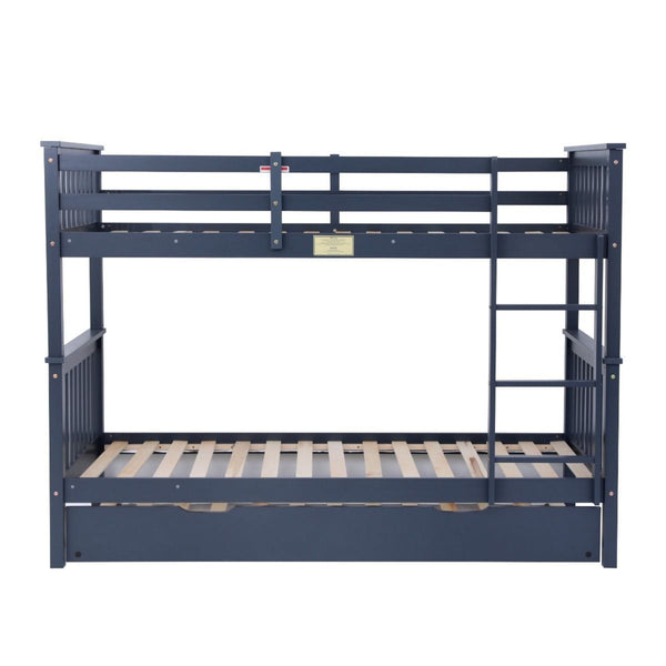 Flair Wooden Zoom Detachable Bunk Bed with Trundle | Space-Saving Design flair