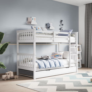 Flair Wooden Zoom Detachable Bunk Bed with Trundle | Space-Saving Design flairΒ