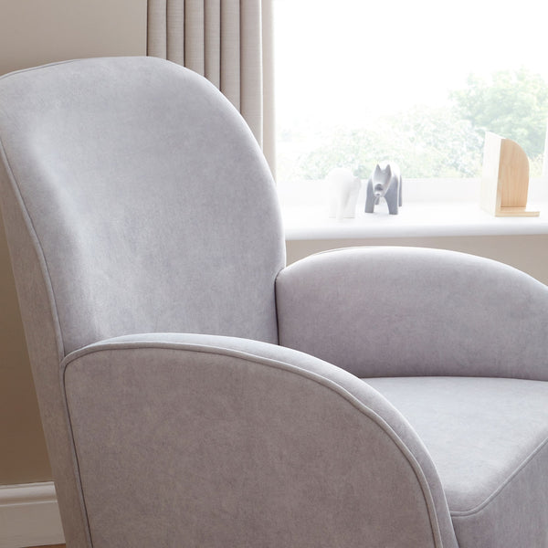 Freya Nursing Chair with Footstool | Ergonomic, Soft Upholstery & Rocking Motion babymore