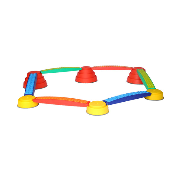 Gonge Build N' Balance® Tactile Set – Sensory Balance Course for Kids | 2-11 Years gonge