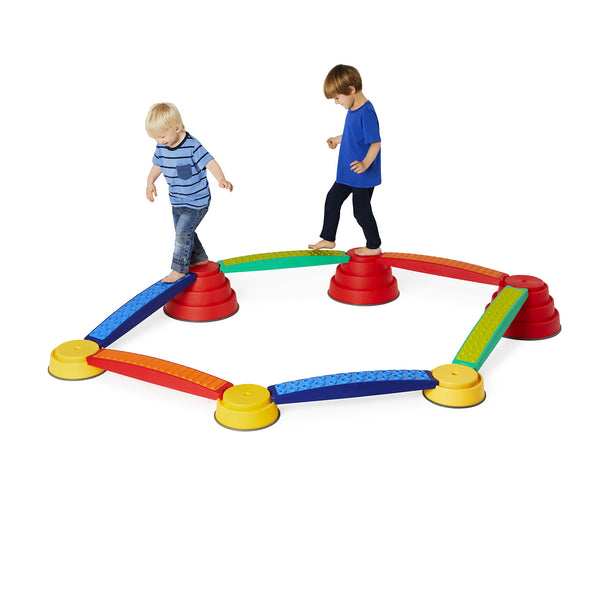 Gonge Build N' Balance® Tactile Set – Sensory Balance Course for Kids | 2-11 Years gonge