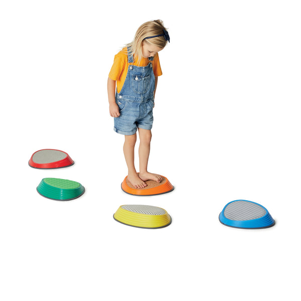 Gonge River Stones Tactile – Sensory Balance Stones for Tactile Exploration | 3 Years+ gonge
