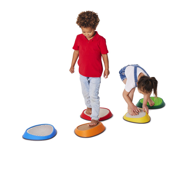 Gonge River Stones Tactile – Sensory Balance Stones for Tactile Exploration | 3 Years+ gonge