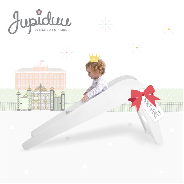 Jupiduu Wooden Slide - Indoor | Safe, Stylish Indoor Slide for Kids' Playroom jupiduu