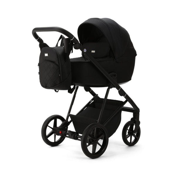 Mee-go Milano Evo 2-in-1 Pushchair | Lightweight, Stylish Travel System for Newborns & Toddlers meego Abstract Black