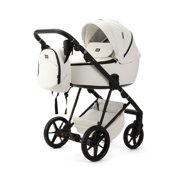 Mee-go Milano Evo All-in-One Luxe | Complete Travel System with Carrycot, Car Seat & ISOFIX Base meego