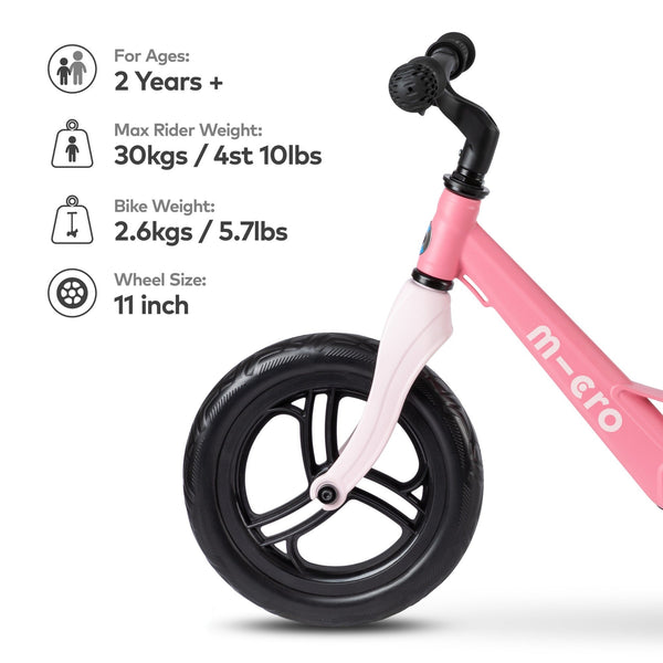 Micro Balance Bike Lite | Ultra-Lightweight First Bike for Kids | Ages 2-5 micro