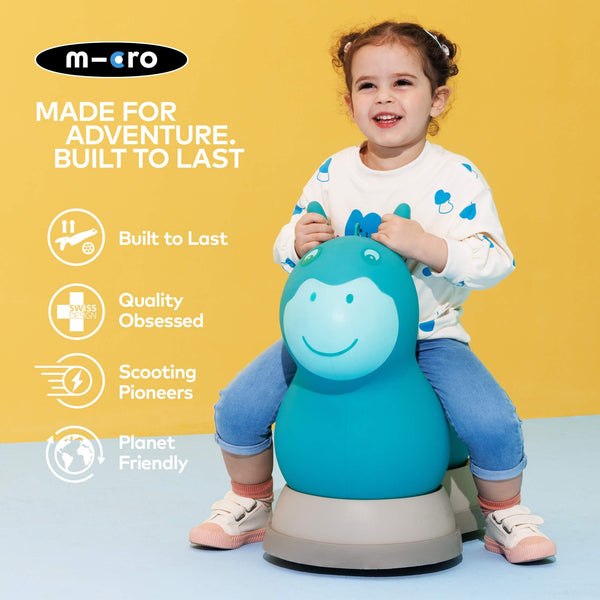 Micro Ride-On Space Hopper | 2-in-1 Inflatable Bouncer & Ride-On | 18M-5Y microΒ