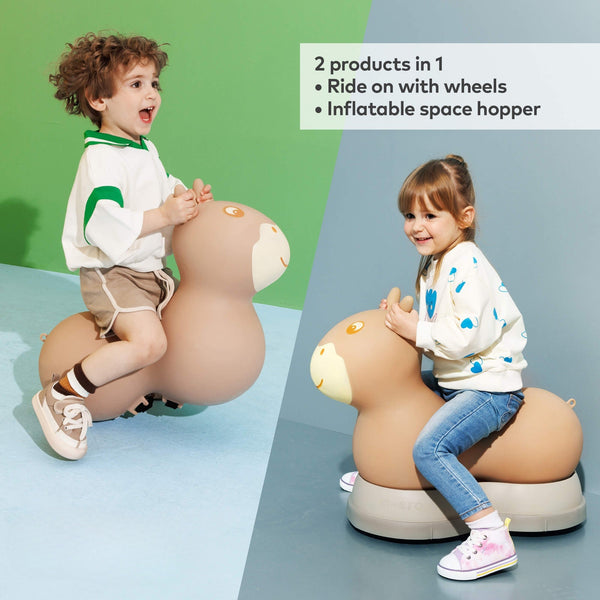 Micro Ride-On Space Hopper | 2-in-1 Inflatable Bouncer & Ride-On | 18M-5Y microΒ