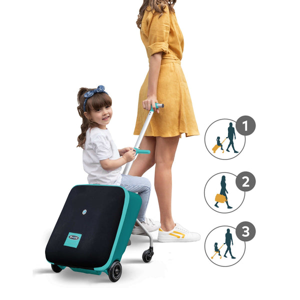 Micro Scooter Eazy Ride-On Luggage | Toddler Travel Suitcase & Holiday Stroller | 18M+ micro