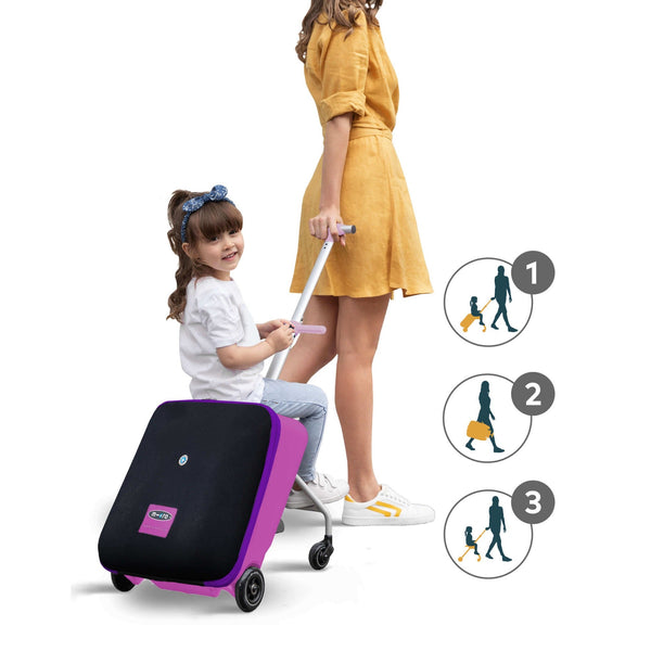 Micro Scooter Eazy Ride-On Luggage | Toddler Travel Suitcase & Holiday Stroller | 18M+ micro