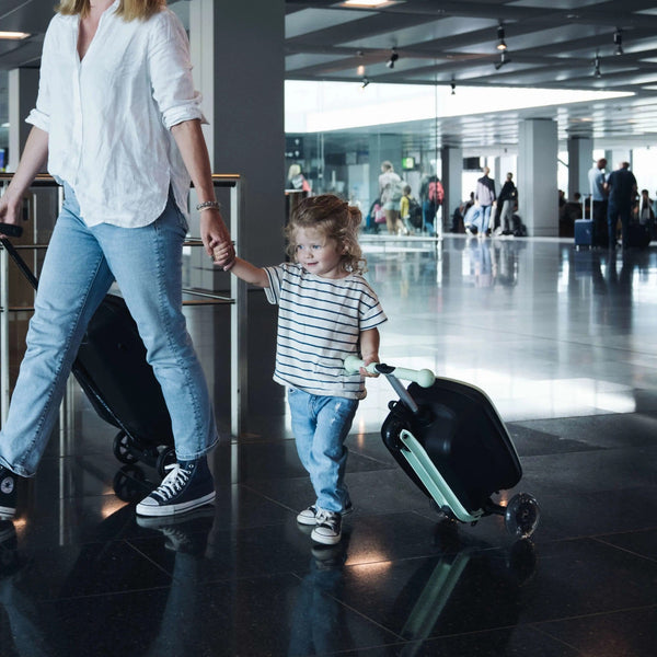 Mini Micro LED Luggage | Mint Scooter Suitcase for Kids | Ages 2-6 microΒ