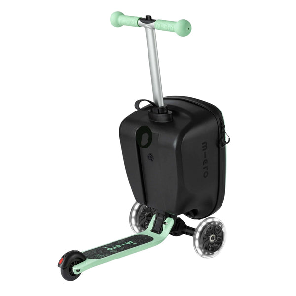 Mini Micro LED Luggage | Mint Scooter Suitcase for Kids | Ages 2-6 microΒ