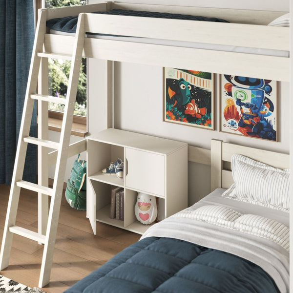 Noomi Tera High Sleeper with Single L-Shaped Bed | FSC-Certified Bunk Bed noomi