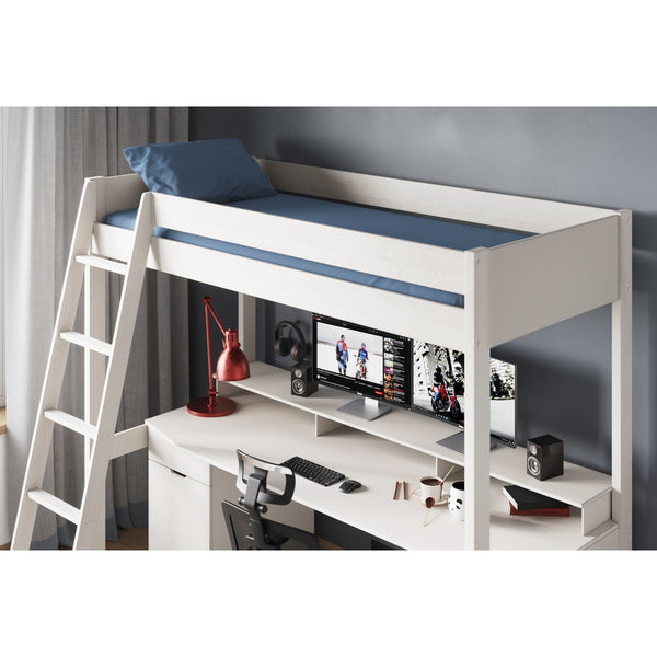Noomi Tera Solid Wood Small Single Gaming High Sleeper Bed | FSC-Certified noomi