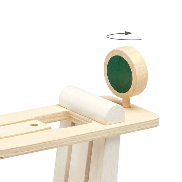 PlanToys Ramp Racer | Wooden Racing Track Toy for Toddlers | Ages 18M+ Wooden Toy PlanToys