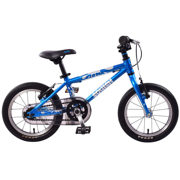 Squish 14 Kids Bike – Lightweight First Pedal Bike | Ages 3+ squish Blue 85% Assembled