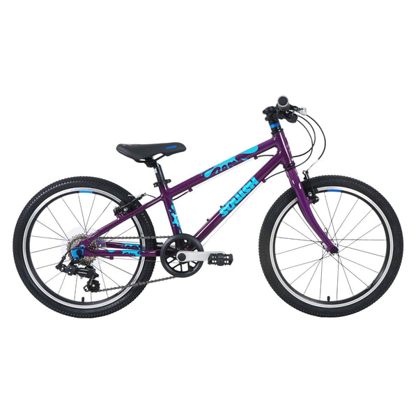 Squish 20 Kids Bike – Lightweight 7-Speed Bike | Ages 8+ squish Purple 85% Assembled