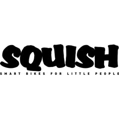 Black Squish Bikes logo featuring the tagline "Smart Bikes for Little People", representing lightweight, high-quality children’s bikes designed in the UK