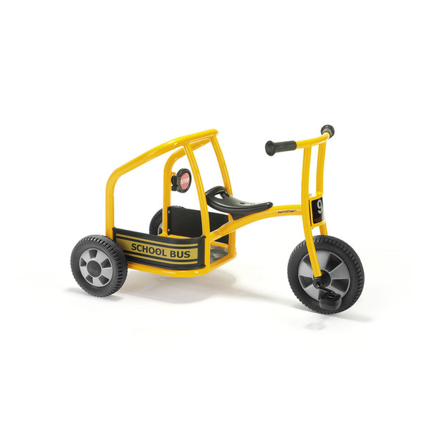 Winther Circleline School Bus Trike - Durable Yellow Ride-On for Role Play | Ages 4-7 winther