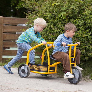 Winther Circleline School Bus Trike - Durable Yellow Ride-On for Role Play | Ages 4-7 winther