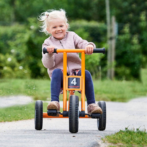 Winther Tricycle Bundle 2 Medium - Durable Orange Trikes for Kids | Ages 3-6 winther