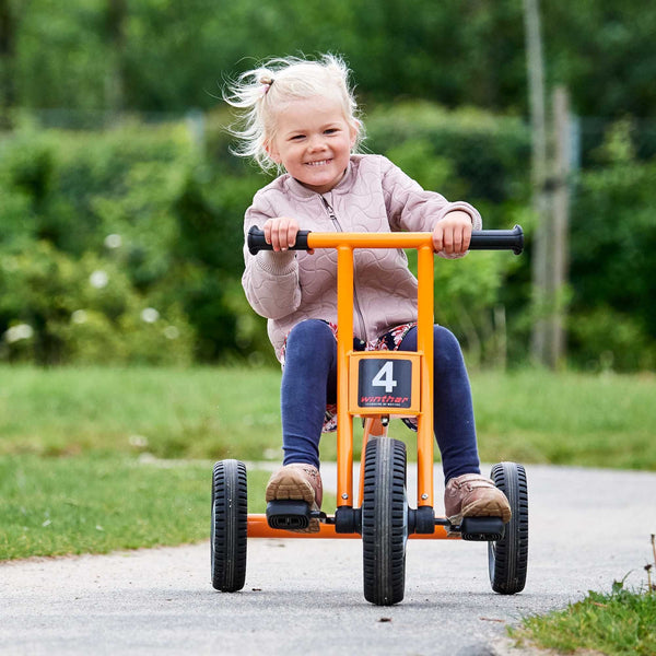 Winther Circleline Tricycle Orange - Durable Ride-On for Kids | Ages 2-8 winther