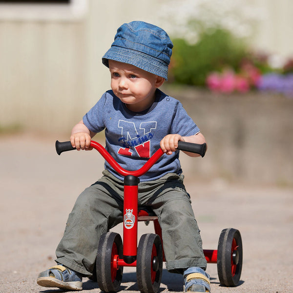 Winther Mini Viking Push Bike for One | Stable 4-Wheel Toddler Bike | Ages 1-3 winther