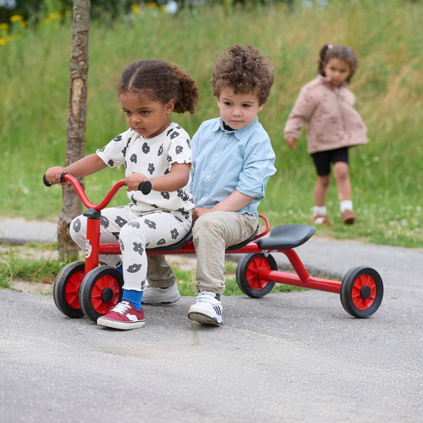 Winther Mini Viking Push Bike for Three | Stable Ride-On for Toddlers | Ages 1-3 winther