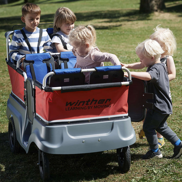 Winther Turtle Kiddy Bus 6-Seater - Lightweight & Safe Buggy for Kids | 6M - 4Y winther