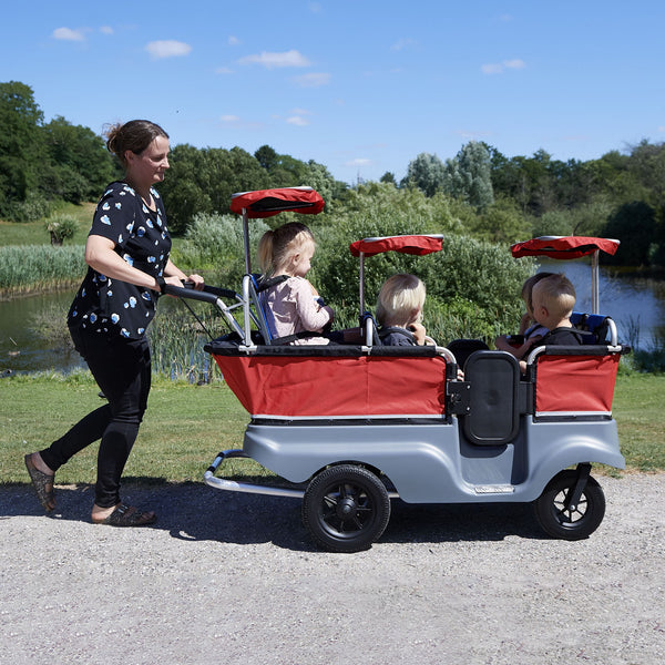 Winther Turtle Kiddy Bus 6-Seater - Lightweight & Safe Buggy for Kids | 6M - 4Y winther