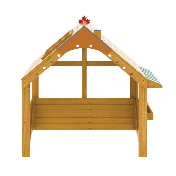 Wisdom Outdoor Playhouse – Wooden Garden Role Play House for Kids | Ages 3+ wisdom