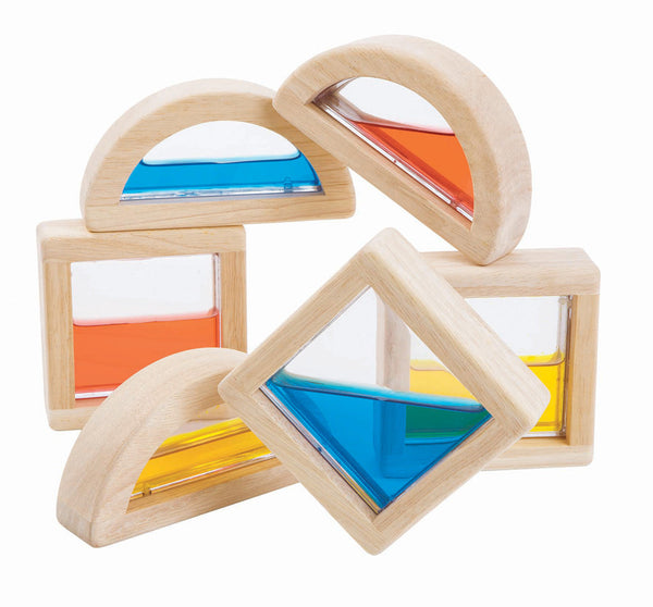 PlanToys Water Blocks – Eco-Friendly Colour Mixing Sensory Toy | Ages 3+ Wooden Toy PlanToys Default Title
