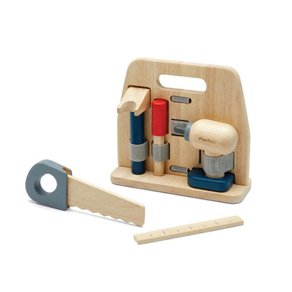 PlanToys Handy Carpenter Set | Wooden Tool Kit for Kids | Ages 3+ Wooden Toy PlanToys Default Title
