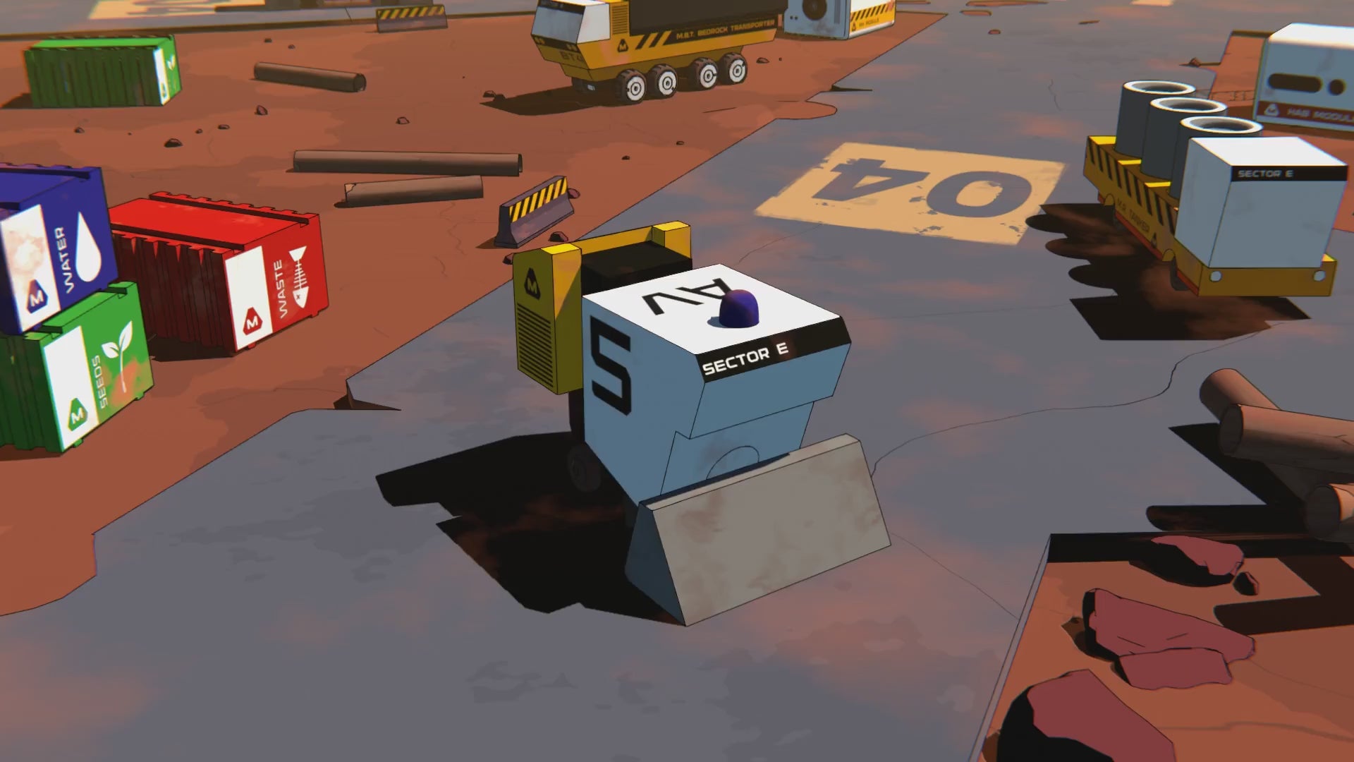 Video of Candylab MARGE Sector 9 Play Set – magnetic Mars building vehicles including bulldozer, tanker, and suspension truck, designed for creative space-themed play for children aged 3 and up