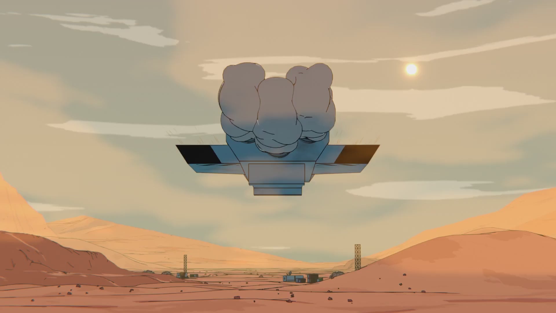 Animated showcase of Candylab Rogue Echoes Play Set – futuristic Mars exploration vehicles for imaginative STEM-inspired play, designed for children aged 3 and up