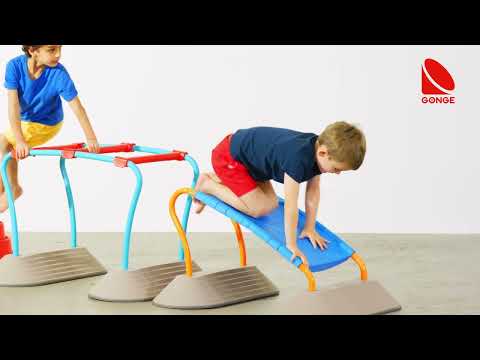 Gonge Mini Parkour Set - Fun & Active Obstacle Course for Kids | 3-7 Years gonge