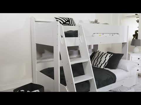 Flair Flick Triple Bunk Bed with Storage | Space-Saving Bunk Bed flair