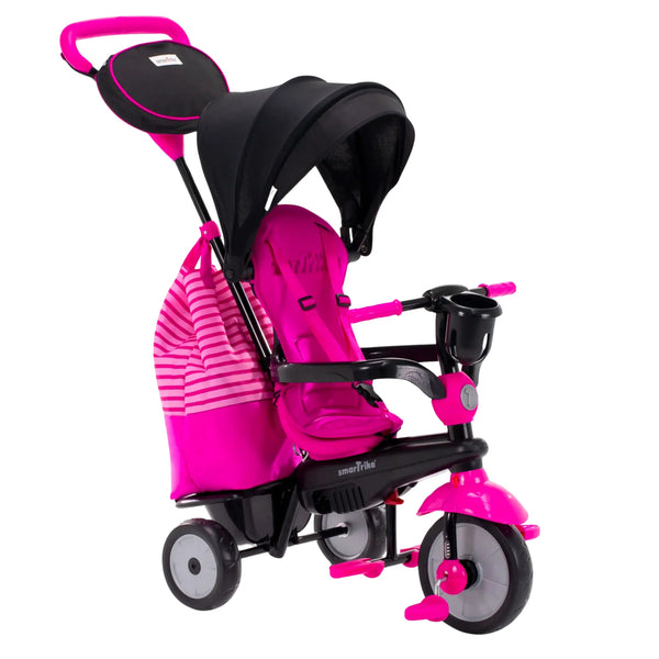 smarTrike 4-in-1 Swing DLX Toddler Tricycle | Ages 15 Months to 3 Years smartrike Pink
