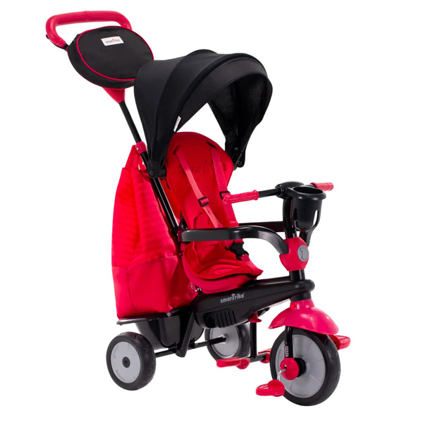 smarTrike 4-in-1 Swing DLX Toddler Tricycle | Ages 15 Months to 3 Years smartrike Red