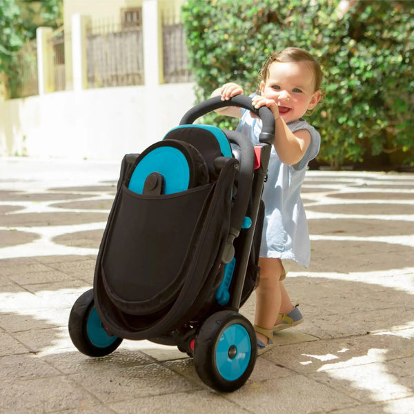 smarTrike 5-in-1 STR™3 Folding Stroller Trike Blue | Ages 10 Months to 3 Years smartrike