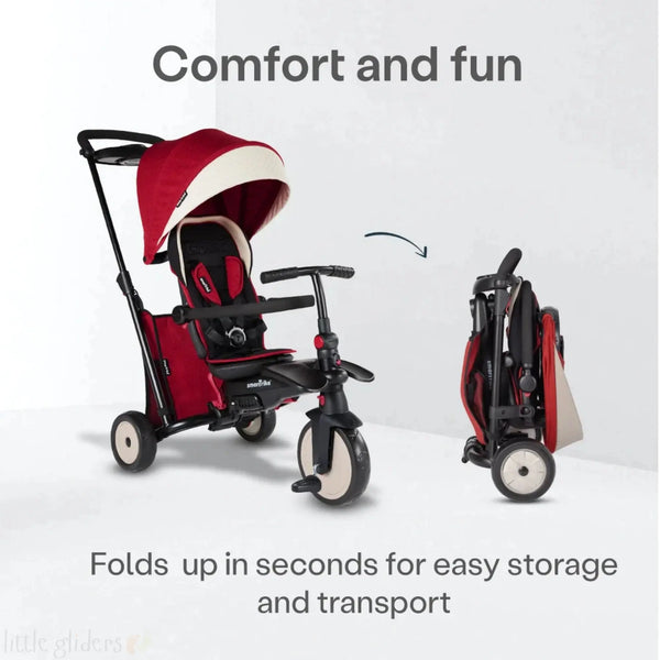 smarTrike 6-in-1 STR™5 Folding Stroller Trike | Ages 9 Months to 3 Years smartrike