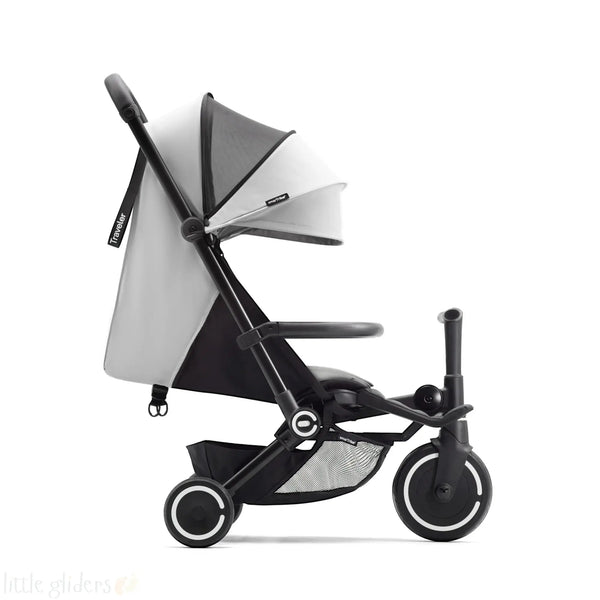 smarTrike Traveler Foldable 4-in-1 Stroller & Trike | Ages 6 Months to 4 Years smartrike Everest Grey