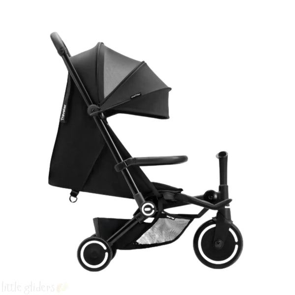 smarTrike Traveler Foldable 4-in-1 Stroller & Trike | Ages 6 Months to 4 Years smartrike Onyx Black