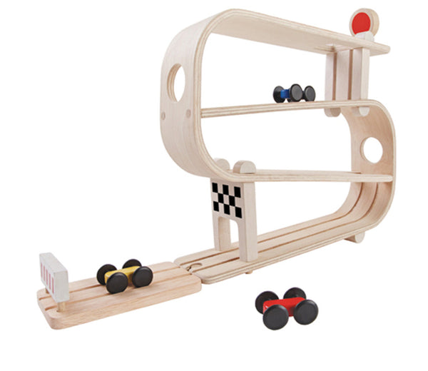 PlanToys Ramp Racer | Wooden Racing Track Toy for Toddlers | Ages 18M+ Wooden Toy PlanToys Default Title