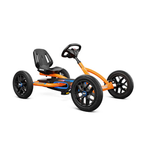 BERG Buddy B-Orange Go-Kart | Adjustable Seat & Smooth Ride | Ages 3-8 - Little Gliders
