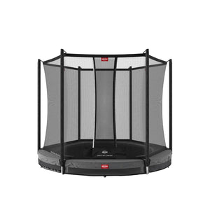 BERG Favorit InGround 200 7ft Round Trampoline | Ages 6+ berg Anthracite Grey Comfort Net