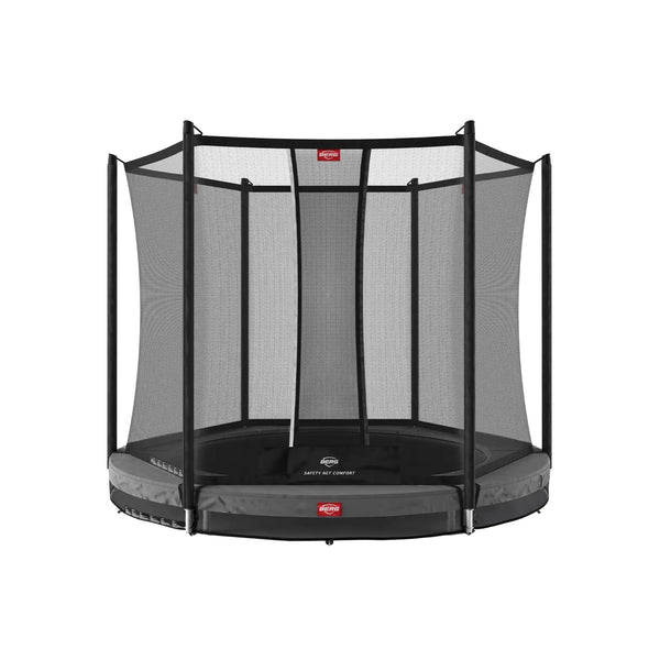 BERG Favorit InGround 270 | 9ft Round Trampoline | Ages 6+ berg Anthracite Grey Comfort Net